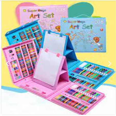 Set Kit De Arte Maleta X208 Piezas