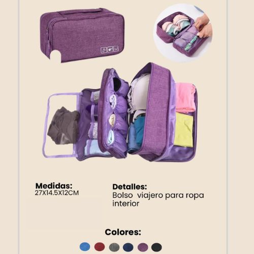 Bolso Viajero para Ropa Interior